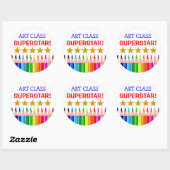 Kunstklasse Superstar Ronde Sticker (Vel)