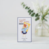 Kunstklassen voor kinderen  repromo visitekaartje (Staand voorkant)