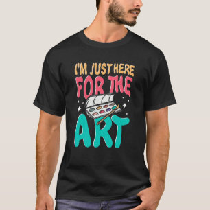 Kunstkleding voor schilderverf t-shirt
