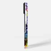 KUNSTKLEUR PALETTE EN BRUSHT MONOGRAM Black Case-Mate iPhone Case (Achterkant / Links)