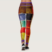 Kunstkleuren Leggings (Achterkant)