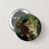 Kunstknop "Primavera" van Cot Ronde Button 5,7 Cm (Voorkant /achterkant)