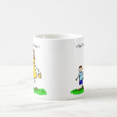 Kunstkoffie - Mok voor moeder en zoon aangepaste f (Center)