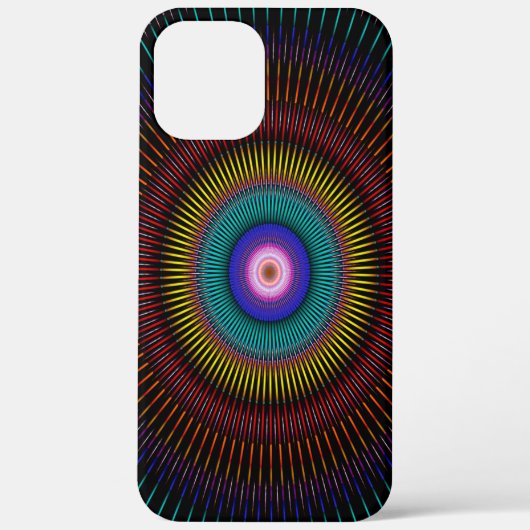 Kunstkop caleidoscoop patroon Case-Mate iPhone case (Achterkant)