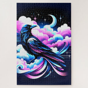 Kunstkraai ontwerp legpuzzel