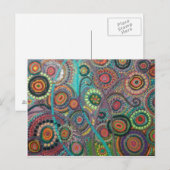 Kunstkuikens op een briefkaart (Peacock) (Voorkant / Achterkant)