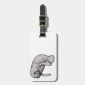 kunstkunst bagagelabel (Voorkant verticaal)