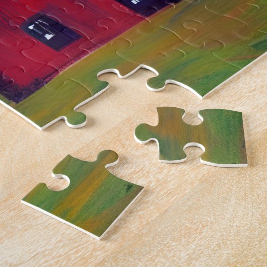 Kunstkunst in Noorwegen Legpuzzel (Zijkant)