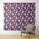 Kunstkunst Nieuwe Floral Bosbouw Wandkleed (In Situ (horizontaal))