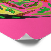 Kunstkunst pop waterverf kunst illustratie peren poster (Hoek)