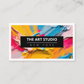 Kunstkunst van moderne naam Studio Visitekaartje