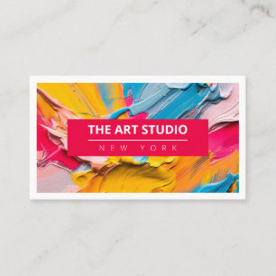Kunstkunst van moderne naam Studio Visitekaartje