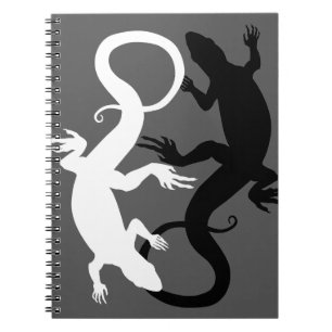 Kunstkunstboek hagedis Notitieboek Reptiel Kunstbo