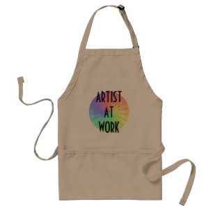 Kunstkunstenaar op het werk in een schroothoop Cre Standaard Schort