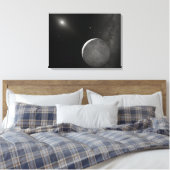 Kunstkunstenaarsconcept Kuiper Belt object Canvas Afdruk (Insitu (Slaapkamer))