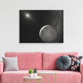 Kunstkunstenaarsconcept Kuiper Belt object Canvas Afdruk (Insitu (Woonkamer))