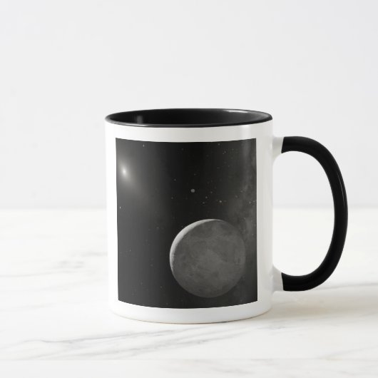 Kunstkunstenaarsconcept Kuiper Belt object Mok (Rechts)