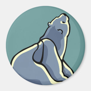 Kunstkunstfoto's van Arctic Fridge Magnet Polar Be Magneet