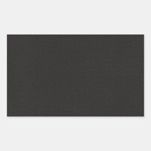  kunstleder rechthoekige sticker (Voorkant)