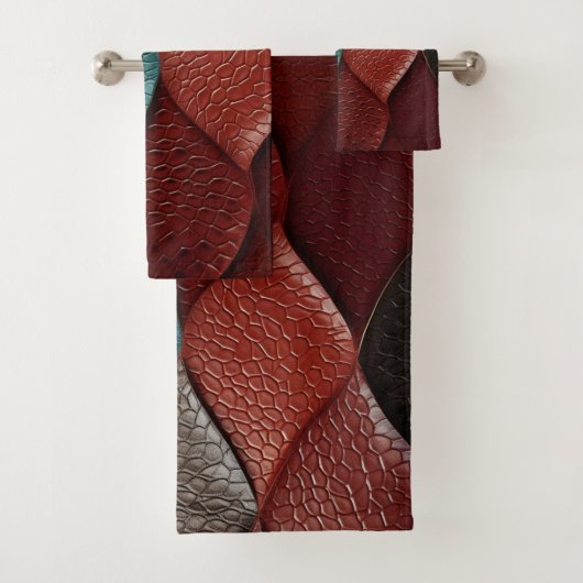 Kunstleer Textuur Kunst design Bad Handdoek (Insitu)