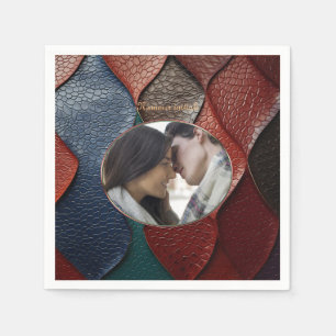 Kunstleer Textuur Kunst design Servet