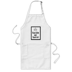 Kunstleraar Apron - Kalm houden en leren kunst Lang Schort