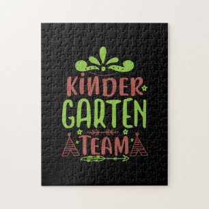 Kunstleraar kleuterklas Team Legpuzzel