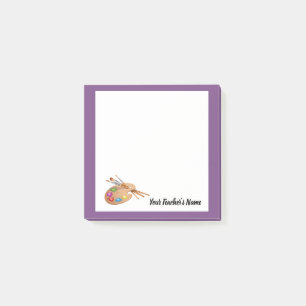 Kunstleraar Memo, Palette Post-it, Gift for Teache Post-it® Notes