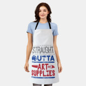 Kunstleraar rechtstreeks externe kunstvoorzieninge schort (Gedragen)