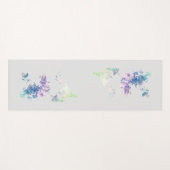 Künstlerische Weltkarte Yogamat (Voorkant (horizontaal))