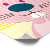 KUNSTMAART: bunny - peek-a-boo 1 Poster (Hoek)