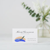 Kunstmaler Visitekaartje (Staand voorkant)