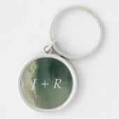 kunstmatig abstract gemorst stof getextureerde ach sleutelhanger (Voorkant)