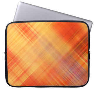 kunstmatig abstract geometrisch diagonaal lijnpatr laptop sleeve