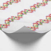 Kunstmatig DNA-model Cadeaupapier (Hoek)