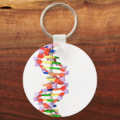 Kunstmatig DNA-model Sleutelhanger (Voorkant)