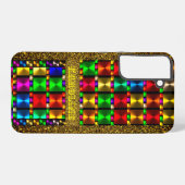 Kunstmatig - elegante stijl samsung galaxy hoesje (Achterkant horizontaal)