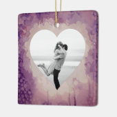 Kunstmatig hart/Aangepaste foto Keramisch Ornament (Links)