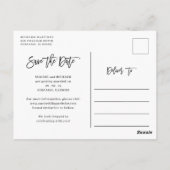 Kunstmatig modern Abstract sparen het Briefkaart v (Achterkant)