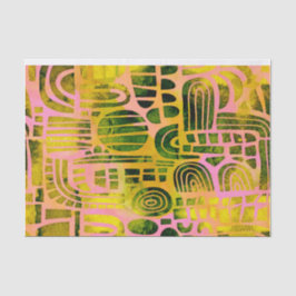 Kunstmatig modern Abstract weefselpapier Tissuepapier