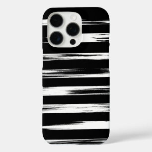 Kunstmatig ontwerp in zwart-wit iPhone 16 pro hoesje