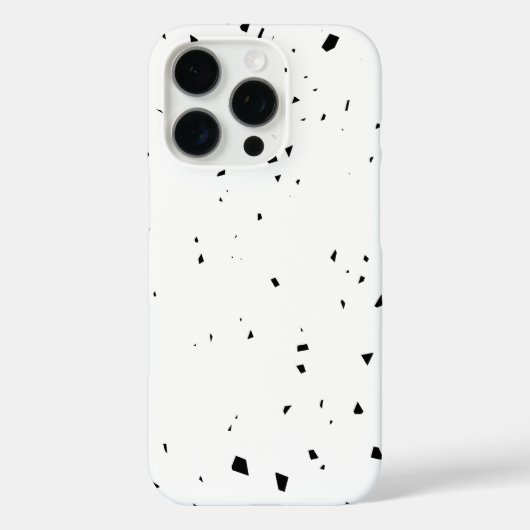 Kunstmatig ontwerp in zwart-wit Case-Mate iPhone case (Achterkant)