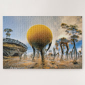 Kunstmatig planet Jigzaag Puzzle Legpuzzel (Horizontaal)