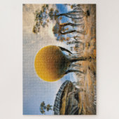 Kunstmatig planet Jigzaag Puzzle Legpuzzel (Verticaal)