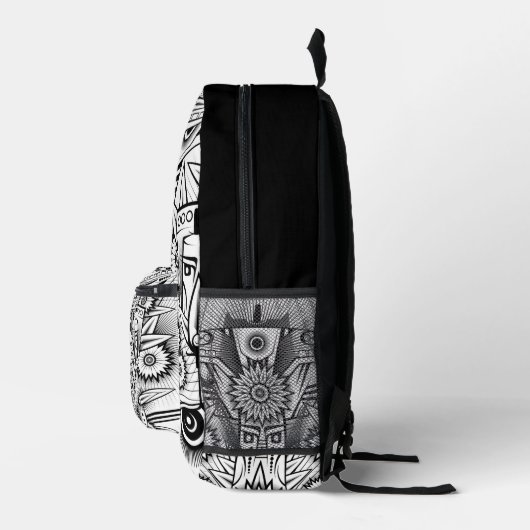 Kunstmatig tribaal ontwerp bedrukte rugzak (Rechts)