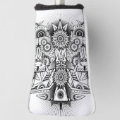 Kunstmatig tribaal ontwerp golfheadcover (Draai 90)