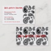 Kunstmatig Visitekaartje (Voorkant / Achterkant)