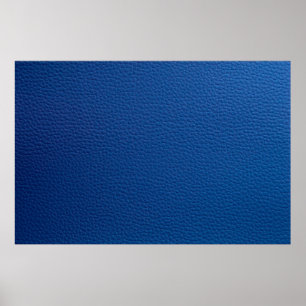 Kunstmatig zacht blauw leder. textuur van kunstled poster