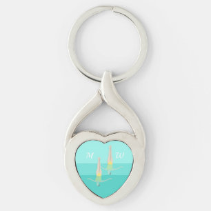 Kunstmatig zwemmen sleutelhanger