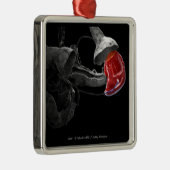 Kunstmatige 3d rendering van de milt metalen ornament (Rechts)